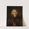 Portrait of an old man by Aleksander Rycerski