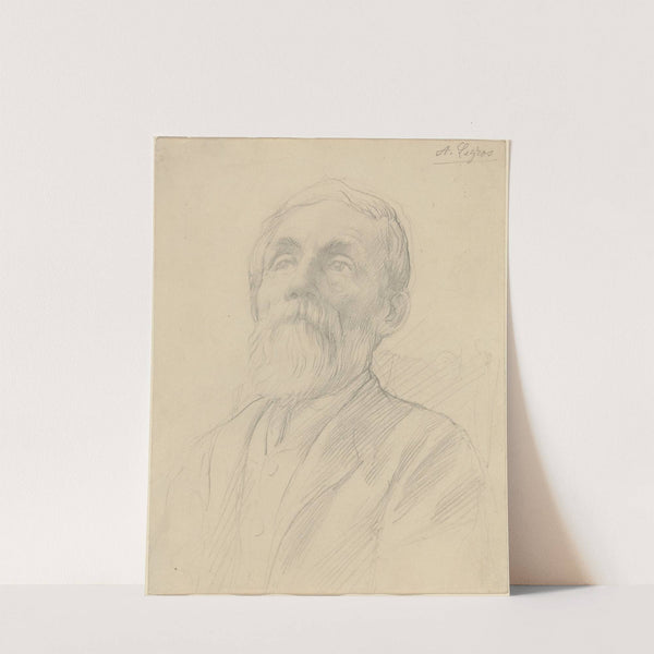 Portrait of an Old Man by Alphonse Legros