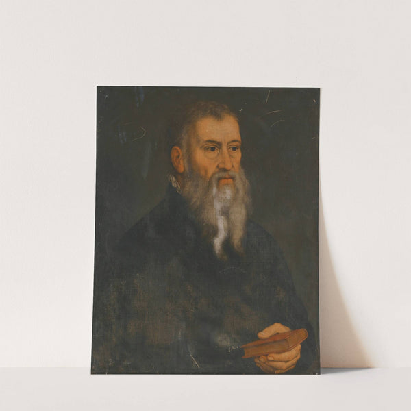 Portrait Of An Old Man, Head And Shoulders by Circle of Nicolas Neufchatel