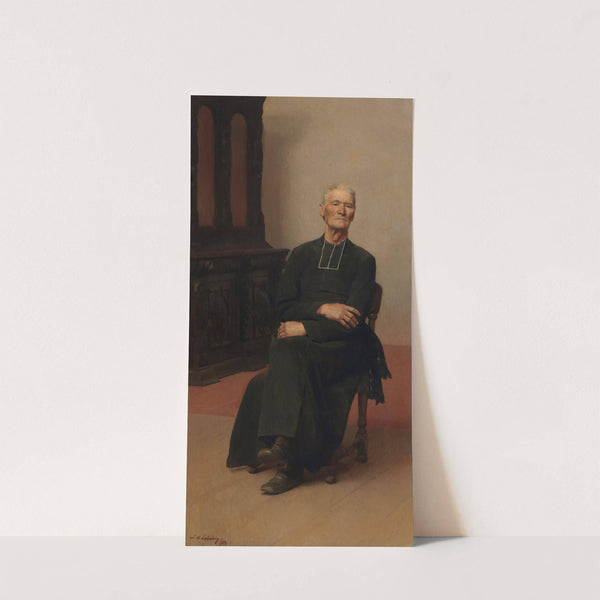 Portrait of an Old Priest (1882) by Jacques de Lalaing