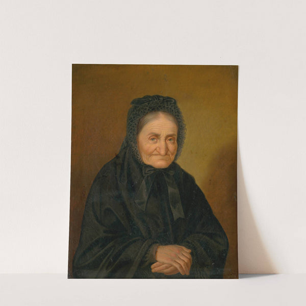 Portrait of an Old Woman (1860–1870) by Peter Michal Bohúň