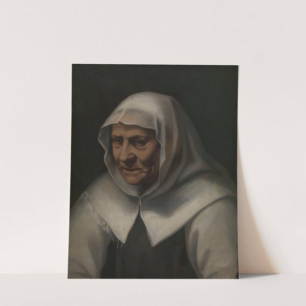 Portrait of an Old Woman by Nicolas Lagneau