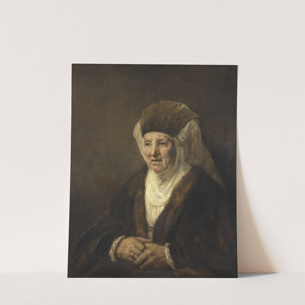 Portrait of an Old Woman by Rembrandt van Rijn