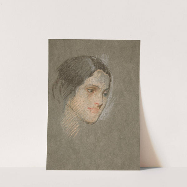 Portrait of an unidentified woman by Edwin Austin Abbey