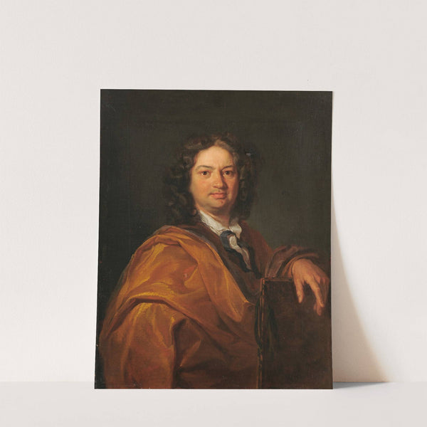 Portrait of an Unknown Artist by Johann Rudolf Huber the elder