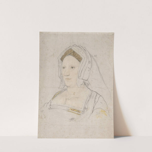 Portrait of an unknown Englishwoman by Hans Holbein The Younger