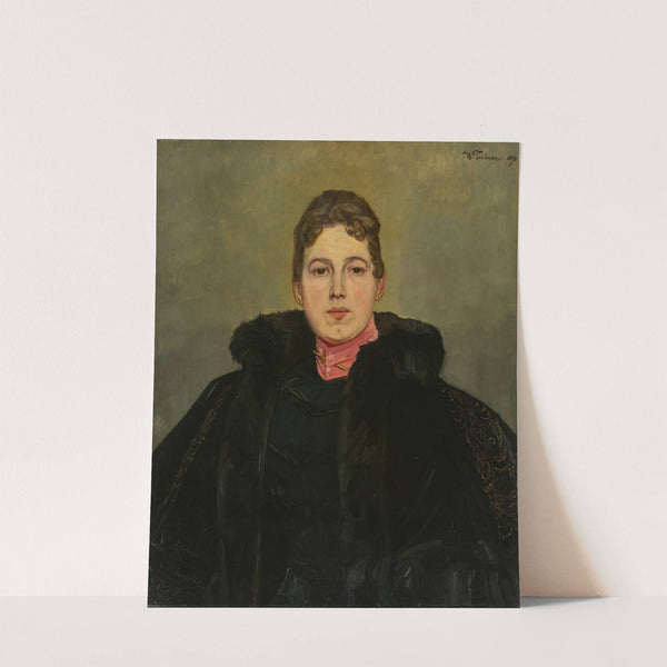 Portrait of an Unknown Lady by Wilhelm Trübner