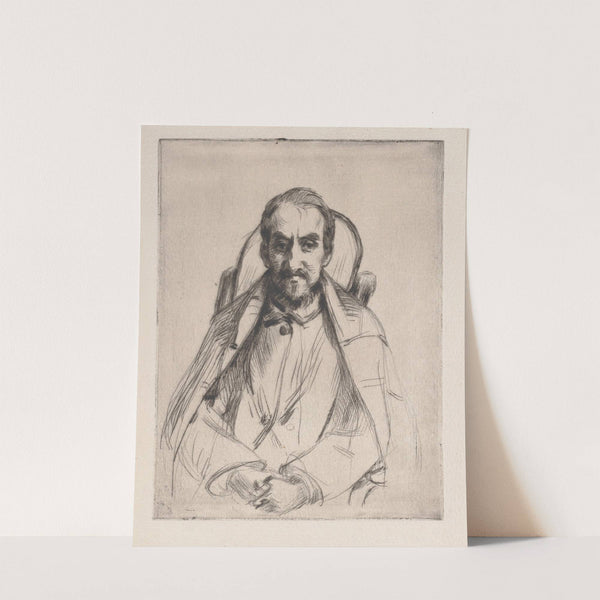 Portrait of an unknown man by Marcellin-Gilbert Desboutin