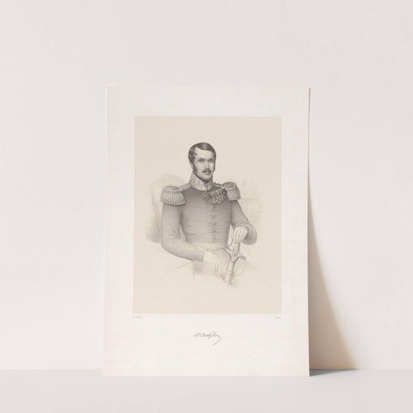 Portrait of an unknown man by Marie-Alexandre Alophe