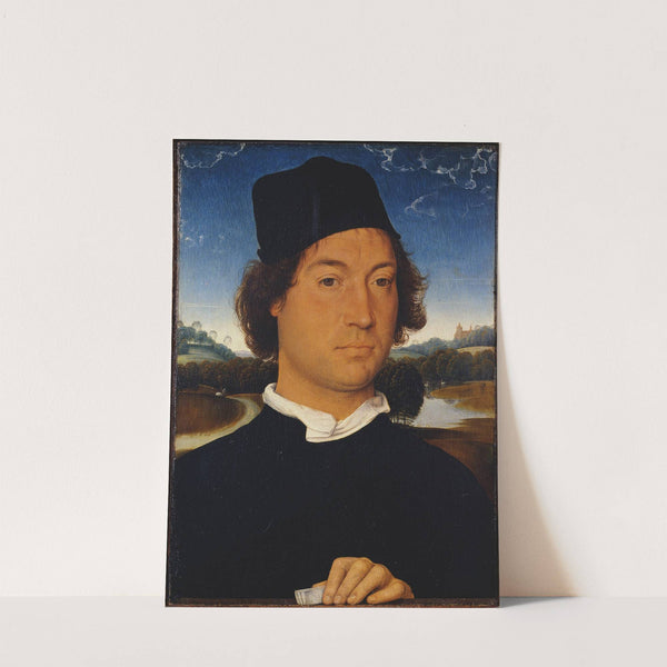 Portrait of an Unknown Man with a Letter by Hans Memling