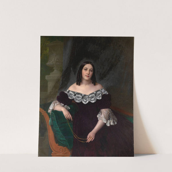 Portrait of an Unknown Woman by Alexey Vassilievich Tyranov