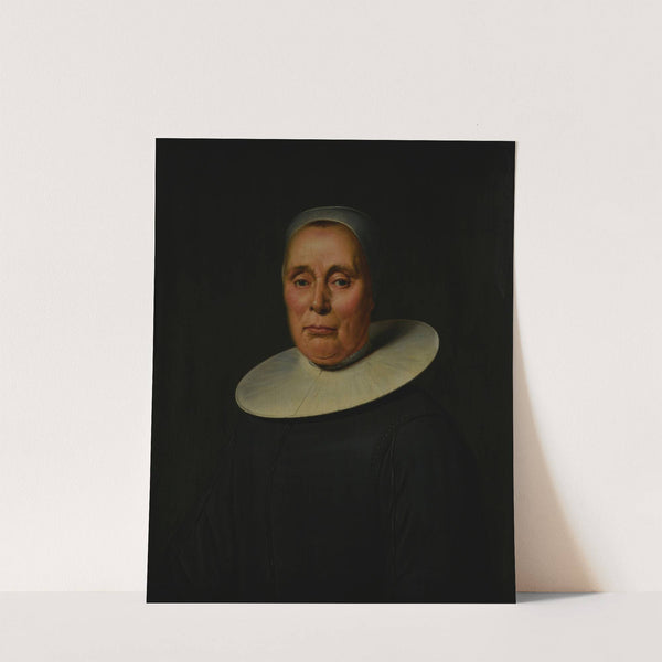 Portrait of an unknown woman by Petrus Schotanus à Sterringa