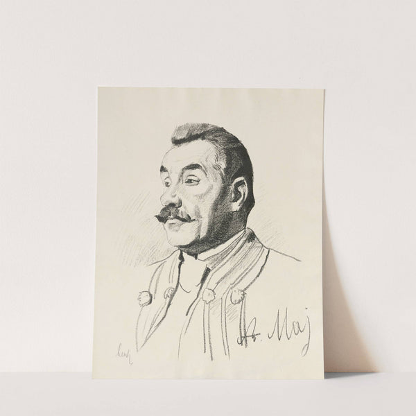 Portrait of Andrzej Maj (1919) by Stanisław Lentz