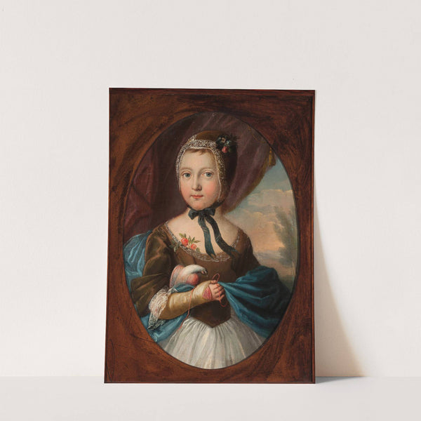 Portrait of Anna Bogusławska née Linowska (1734–1762) by Józef Wall