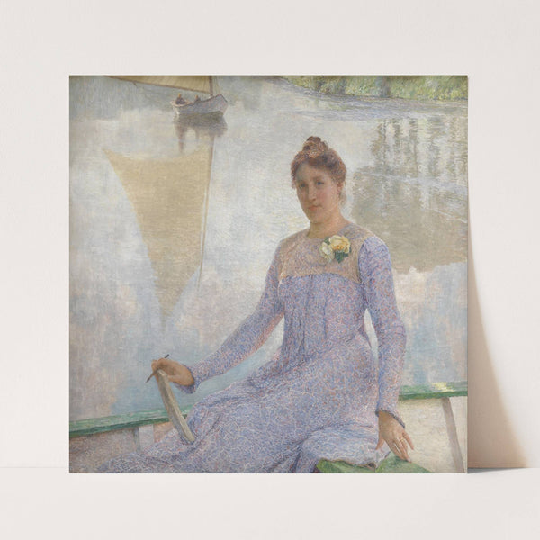 Portrait of Anna de Weert (1899) by Emile Claus