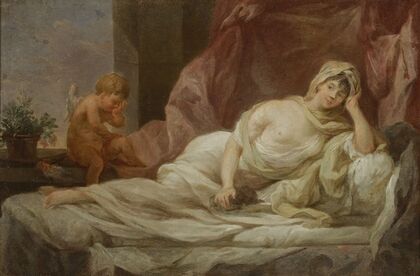 Portrait of Anna Lampel (d. 1800), actress