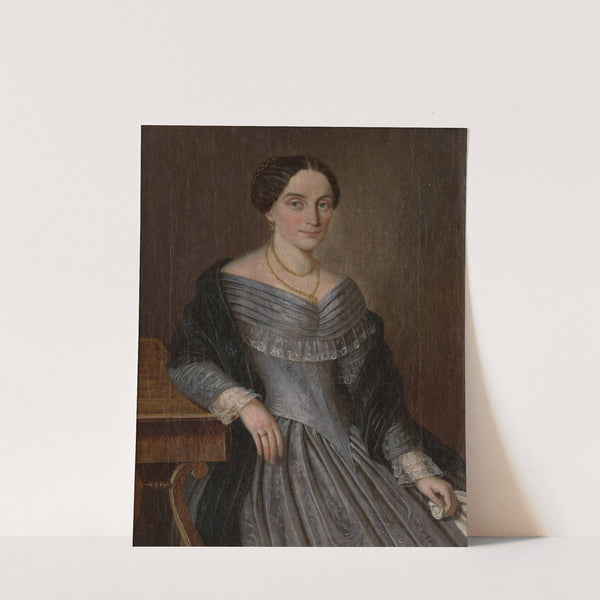 Portrait of Anna Makovicka (1859) by Peter Michal Bohúň