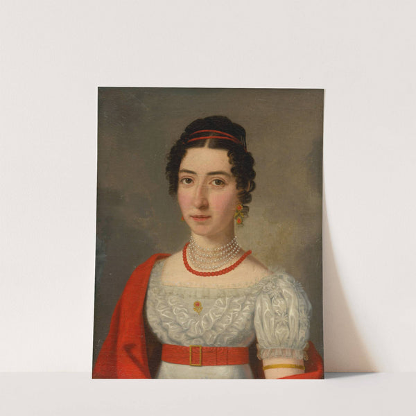 Portrait of Anna Okolicsányi by Jozef Czauczik