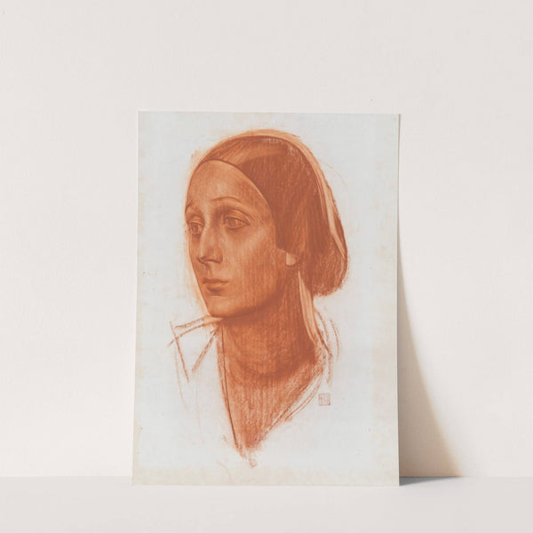 Portrait Of Anna Pavlova by Alexandre Jacovleff