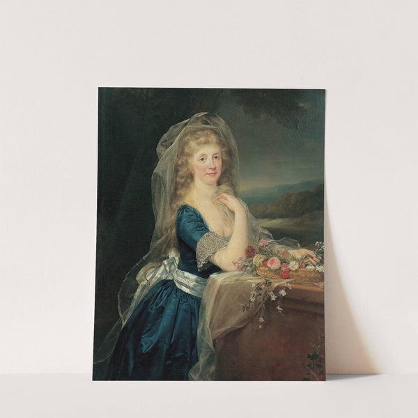 Portrait Of Anna Pieri Brignole Sale by Anton Von Maron