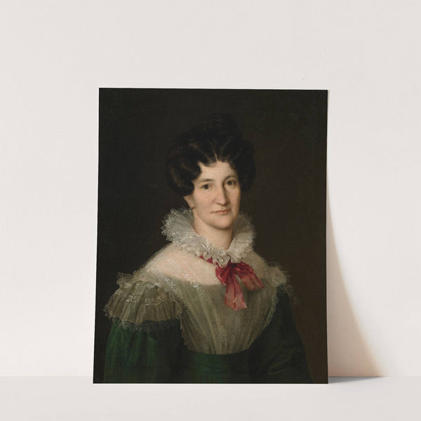 Portrait of Anna Schmirer by Leopold Kupelwieser