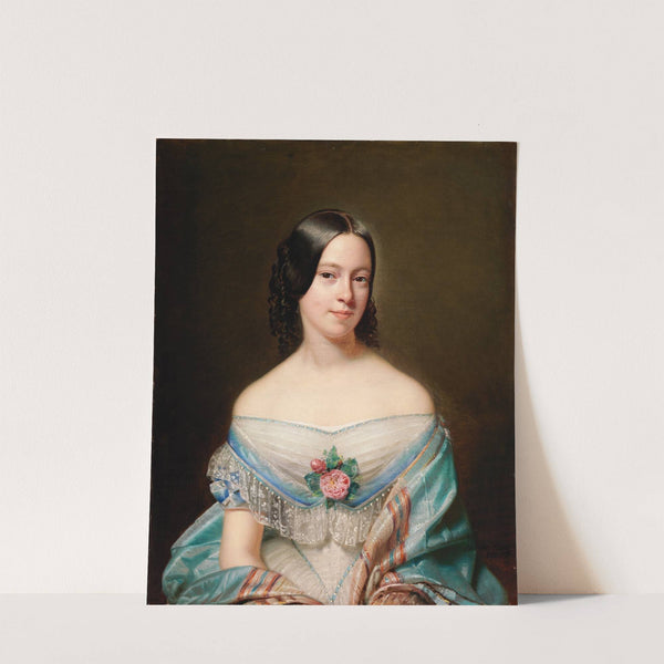 Portrait of Anna von Minarelli-Fitzgerald (1845) by Anton Einsle