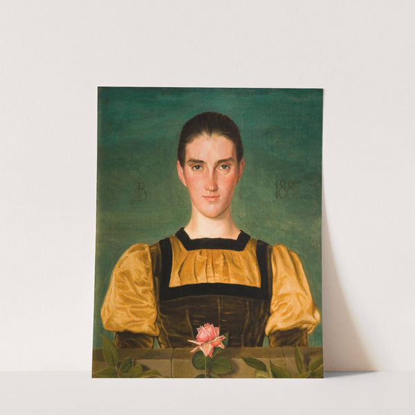 Portrait Of Anne Elizabeth Baker (1859-1947) (1887) by Joseph Edward Southall