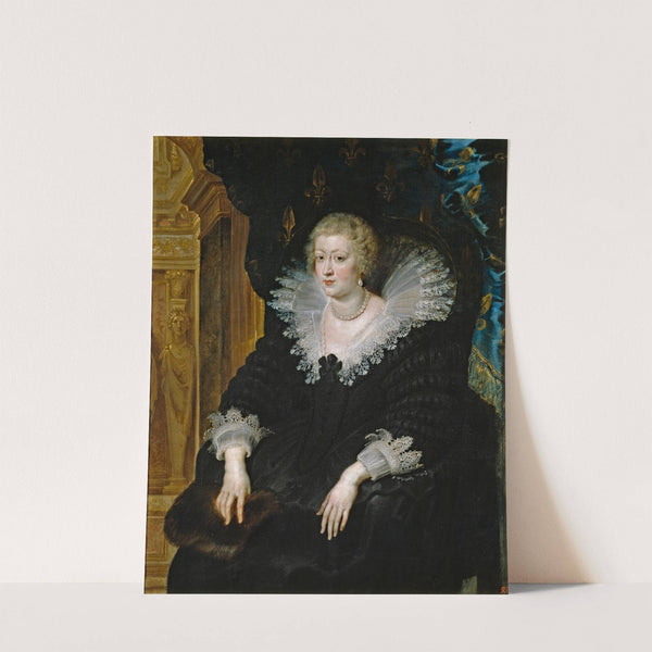Portrait of Anne of Austria by Peter Paul Rubens