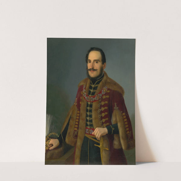 Portrait of Antal Roch (1846) by Jozef Božetech Klemens