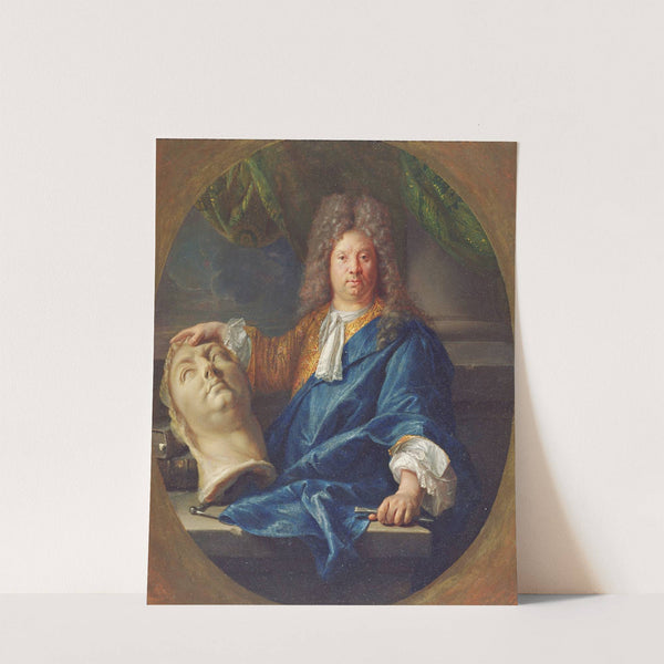 Portrait of Antoine Coysevox by François Jouvenet