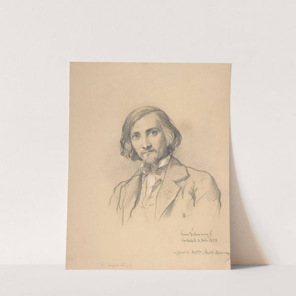 Portrait of Anton Heinrich Springer (1825-1895) by Henri Lehmann