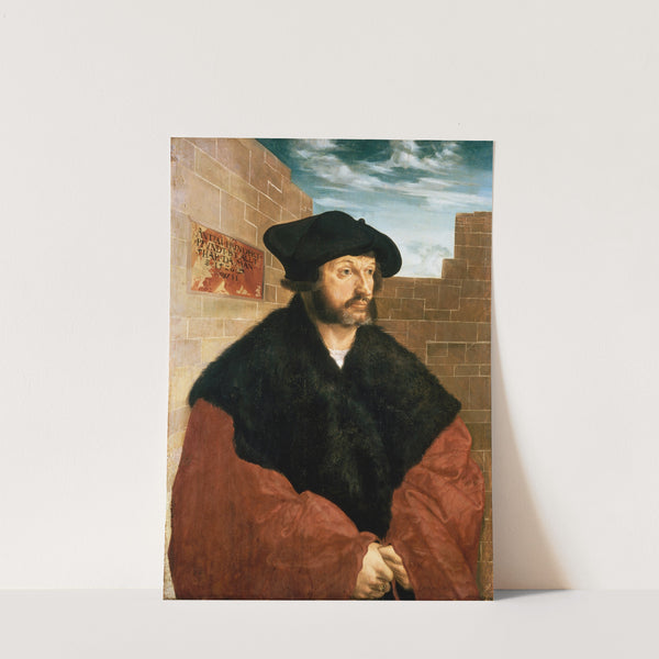 Portrait of Anton Hundertpfundt (1526) by Wolfgang Huber