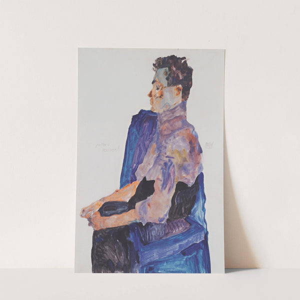 Portrait of Anton Peschka (1911) by Egon Schiele