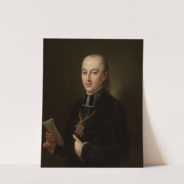 Portrait of Antoni Kruszewski, prelate (1850) by Józef Simmler