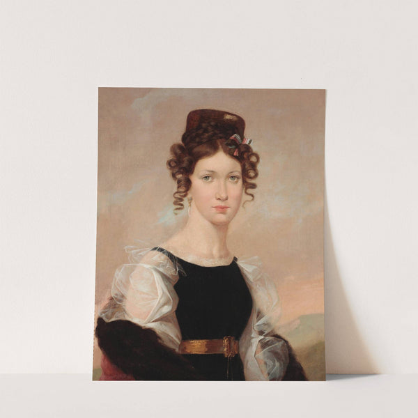 Portrait of Antonina Gepner née Czyszkowska (1813–1870), painter’s wife by Rafał Hadziewicz