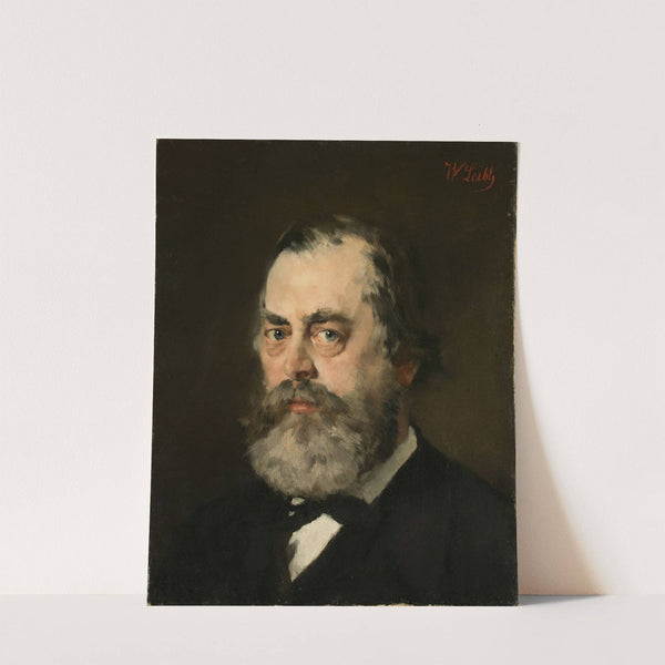Portrait of Appellationsrat Stenglein by Wilhelm Leibl