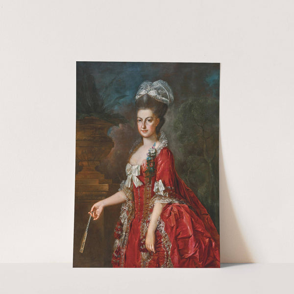 Portrait of Archduchess Marie Christine, Duchess of Teschen (1742–1798) by Georg Weikert