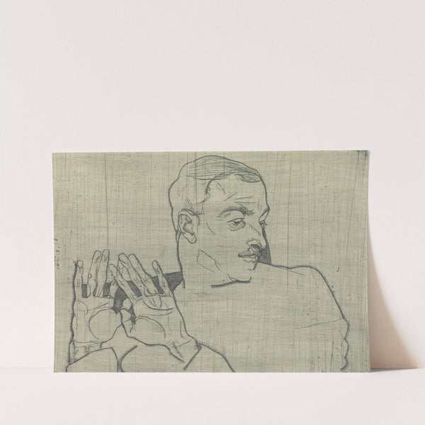 Portrait of Arthur Roessler (1914) by Egon Schiele