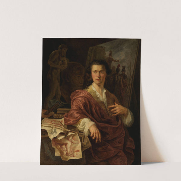 Portrait of Artist A. C. Lens by Willem Jacob Herreyns