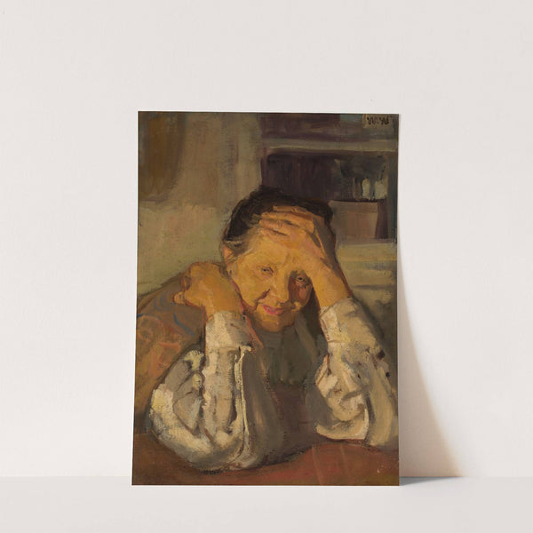 Portrait of artist’s mother (1900) by Wojciech Weiss