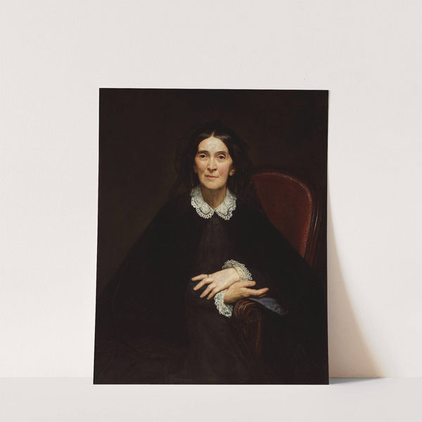 Portrait of artist’s mother (1860) by Leon Kapliński