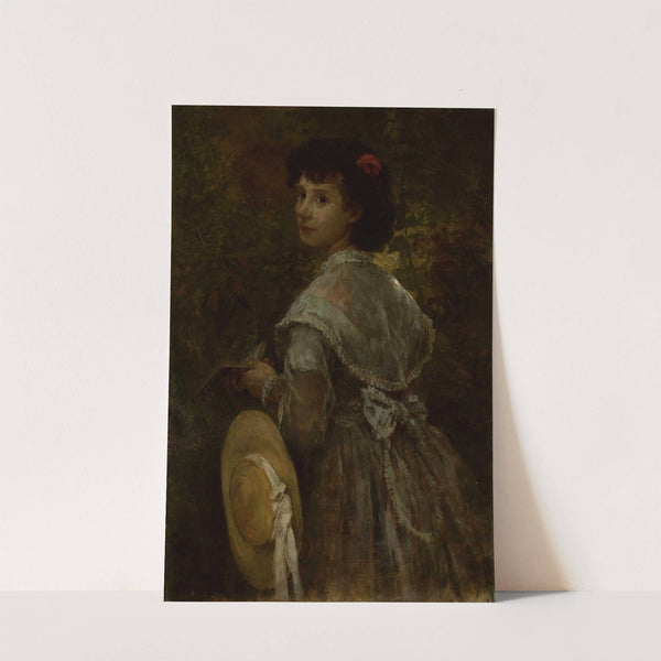 Portrait of artist’s sister by Witold Pruszkowski