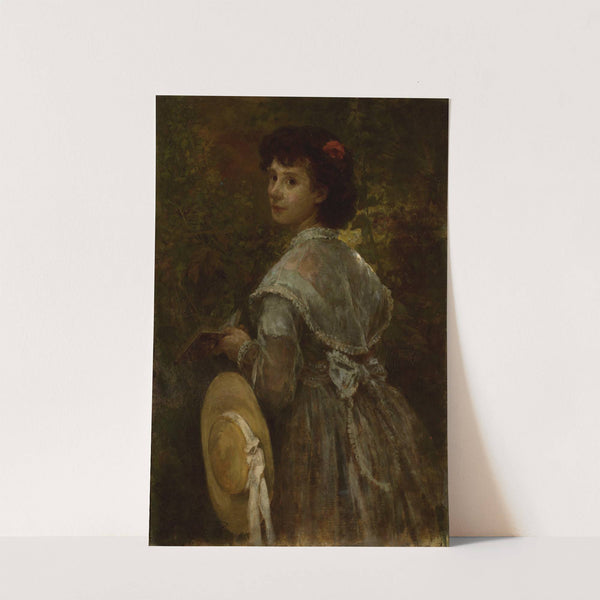 Portrait of artist’s sister (1875) by Witold Pruszkowski