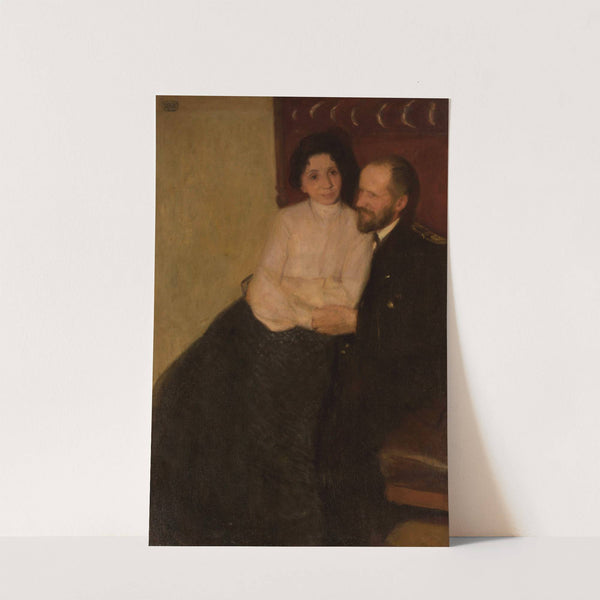 Portrait of artist’s sister and her husband by Wojciech Weiss