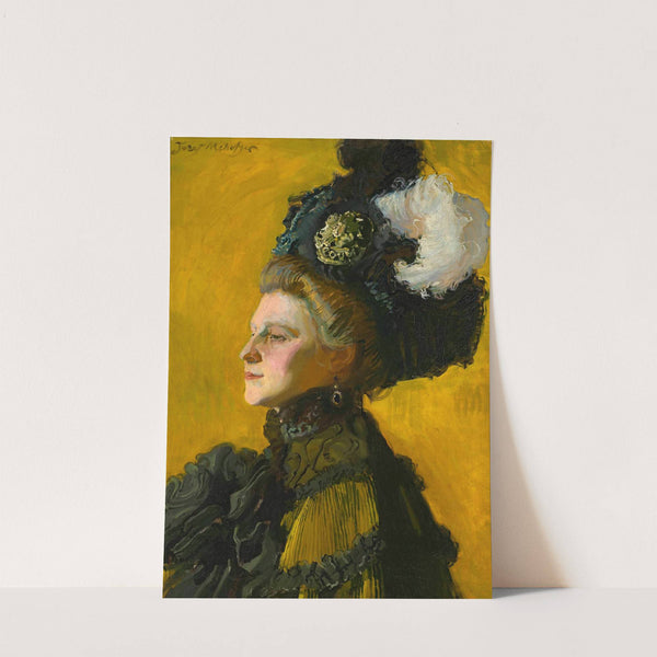 Portrait of artist’s wife, Jadwiga née Janakowska by Józef Mehoffer