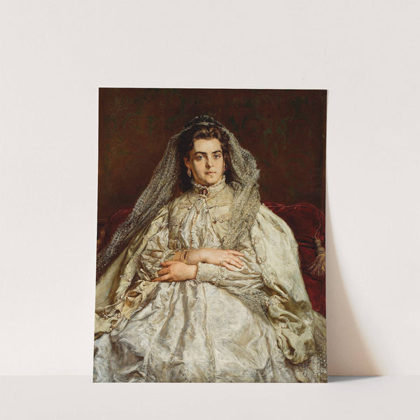 Portrait of artist’s wife, Teodora née Giebułtowska (1879) by Jan Matejko