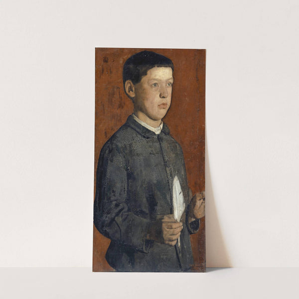 Portrait Of August Hodler (The Student) (1875) by Ferdinand Hodler