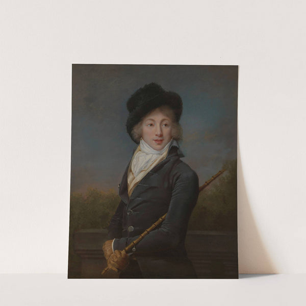 Portrait of Auguste Vestris (1760-1842), French dancer (1793) by Adèle Romany