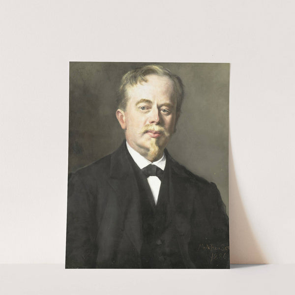 Portrait of Augustus Allebé (1838-1927) by Maria Alexandrina Reuss