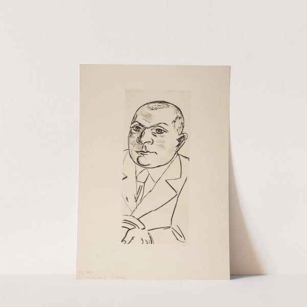 Portrait of Baron Simolin I (Small Version) (1928) by Max Beckmann